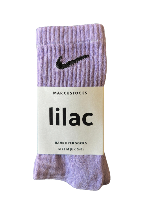 Lilac Dyed Sock